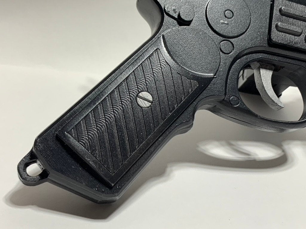 K-16 Bryar Blaster Prop Custom Replica, Non-Firing with Blaze Orange Barrel Plug